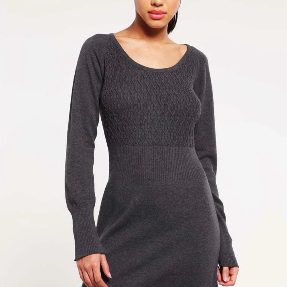 prAna Women's Zora Dress Charcoal Size Medium